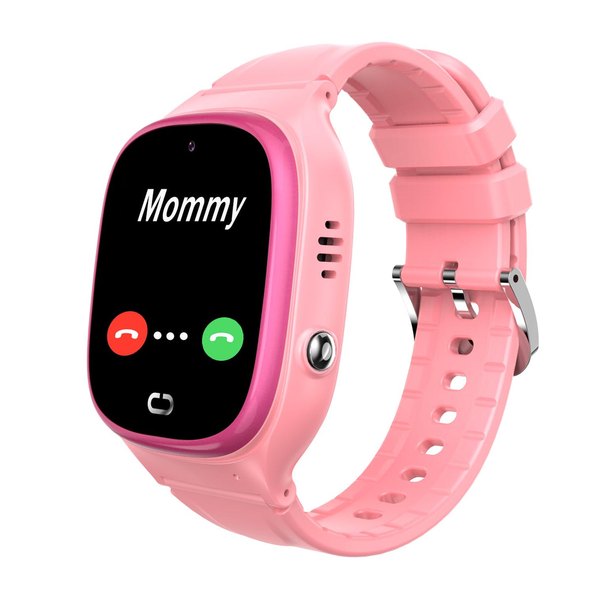 Kids Smart Watch LBS Tracker - Boys Girls Smartwatches for 3-12 Year Old with SOS Camera Alarm Call Camera Class Non Disturb 12 Time Format 1.44 Touch Screen SOS Electronic Toy Birthday Gifts (Pink)