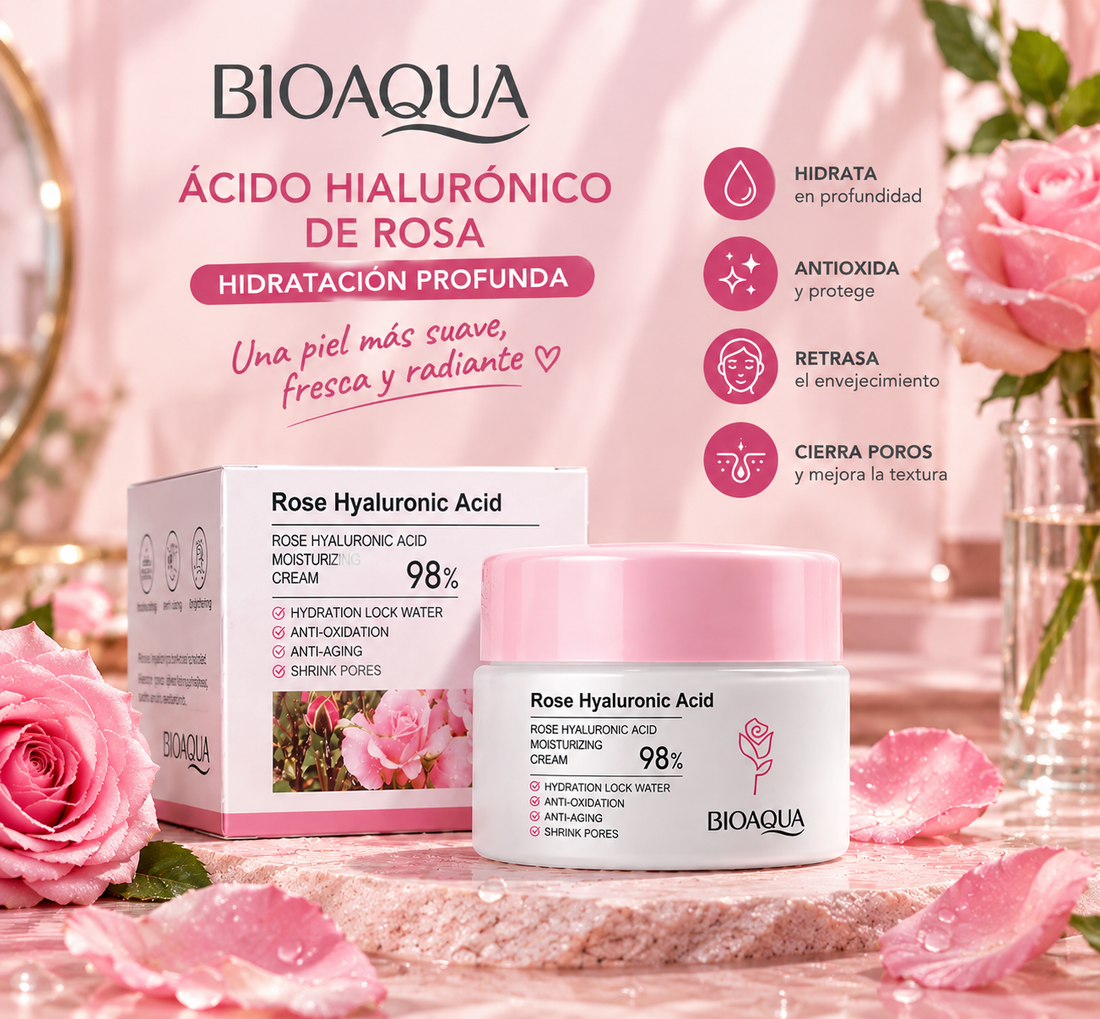 CREMA HIDRATANTE DE ROSA - BIOAQUA