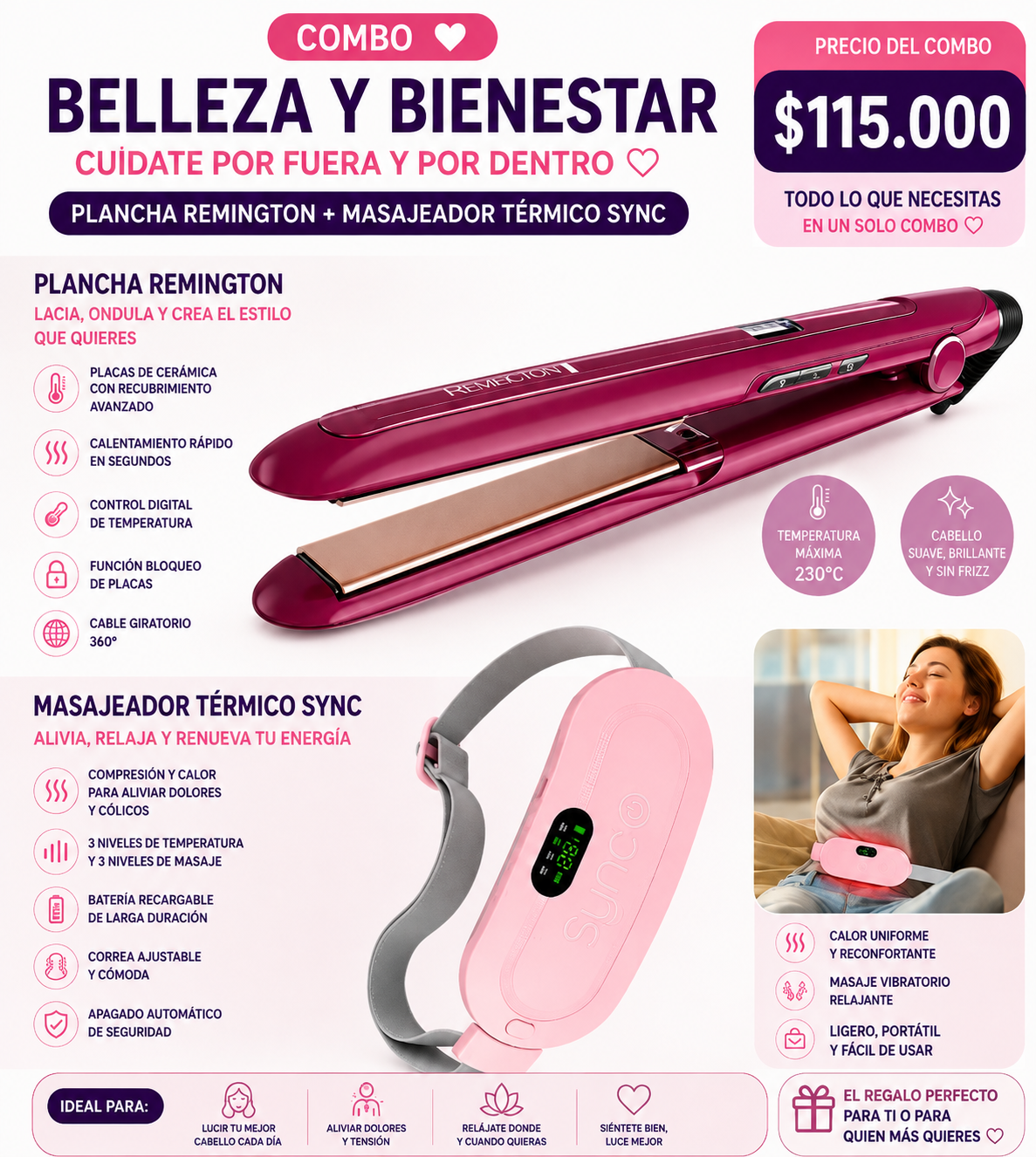 Combo Belleza y Bienestar 2 en 1 💕✨
