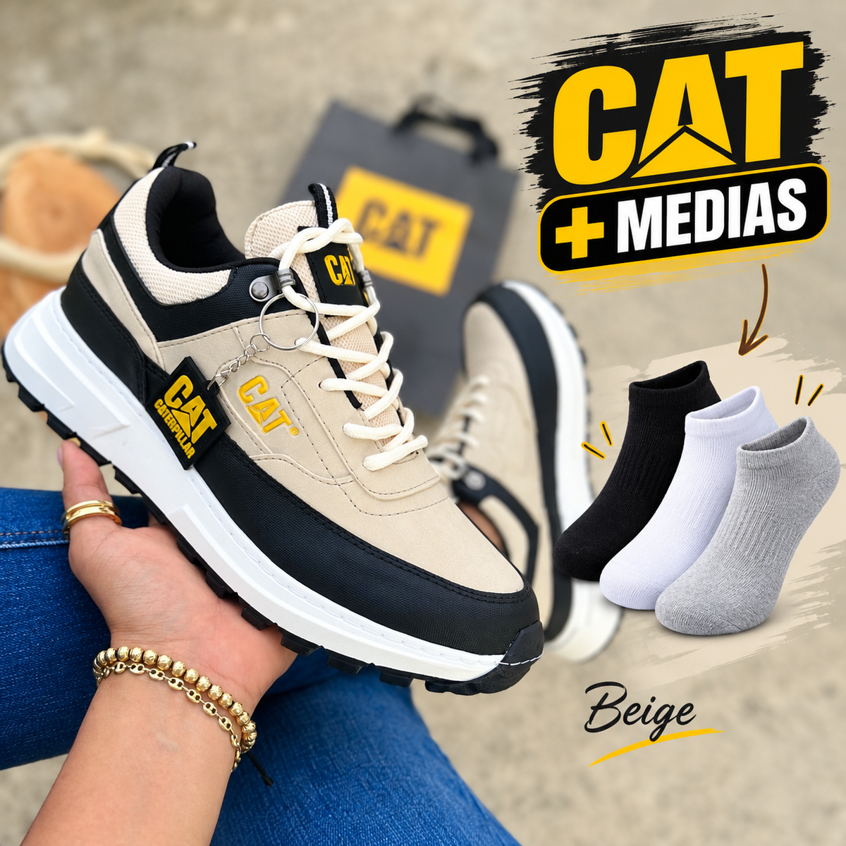 Cat combinado+ Medias